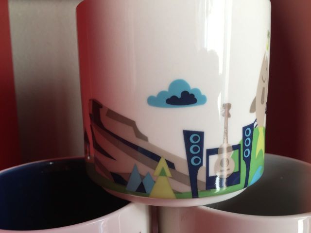 The Denver mug features Red Rocks Amphitheater, which is one of my favorite Colorado spots and definitely the country's best concert venue. 