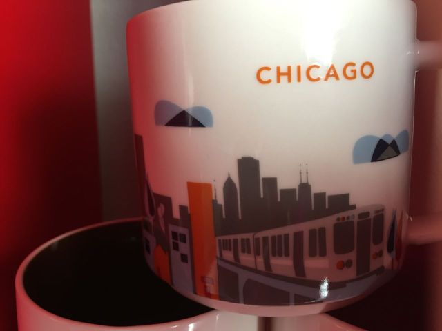 The Chicago You Are Here mug is my favorite. It has stunning illustrations, beautiful colors and totally captures the highlights of the Windy City. 